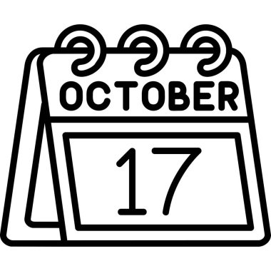 16 Ekim - Takvim simgesi