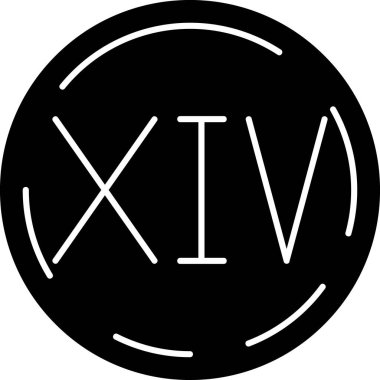 Bir harfin vektör illüstrasyonu