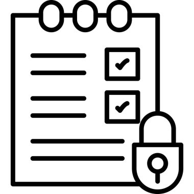 belge simgesi vektör illüstrasyonu