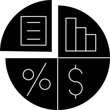 grafik ikonu vektör illüstrasyonu