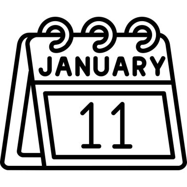 Takvim simgesi tasarımı, vektör illüstrasyonu