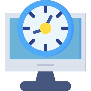 Alarm saati dizüstü bilgisayar simgesi