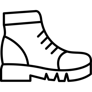 Çizme simgesi, basit vektör illüstrasyonu