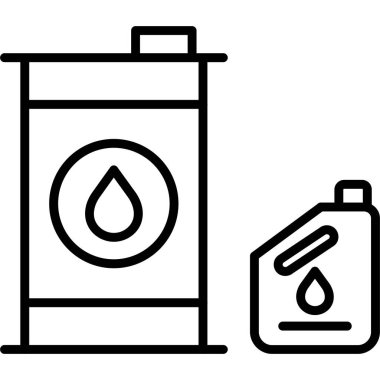 benzinlik ikonu vektör çizimi çizimi