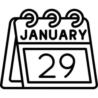 Takvim simgesi. vektör illüstrasyonu