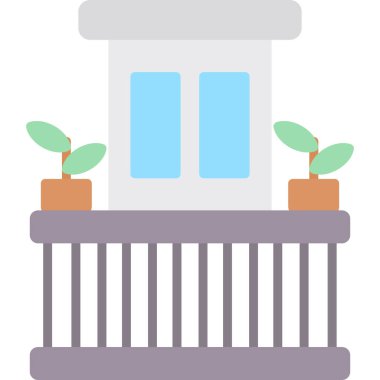 bitki web simgesi, basit vektör illüstrasyonu