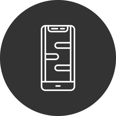 Telefon simgesi vektör illüstrasyonu