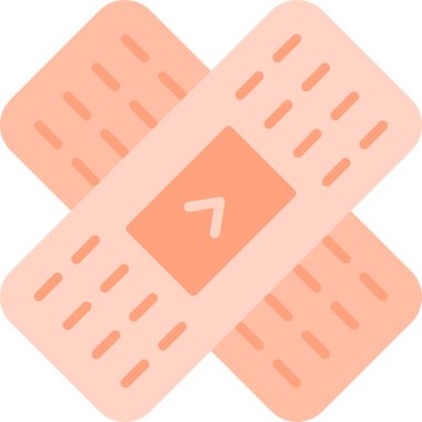 bandaj tıbbi simgesi, vektör tasarımı