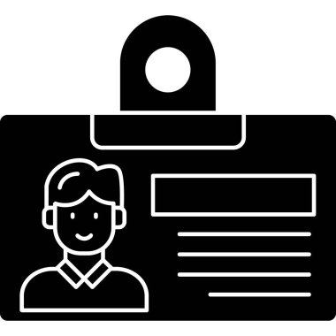 hesap kartı simgesi basit biçimi