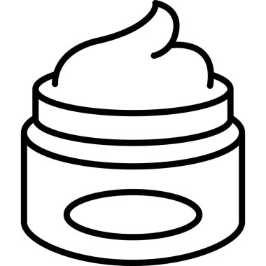 krema vektör simgesi