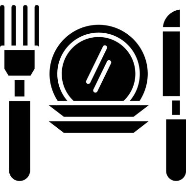 Restoran yemek ikonu