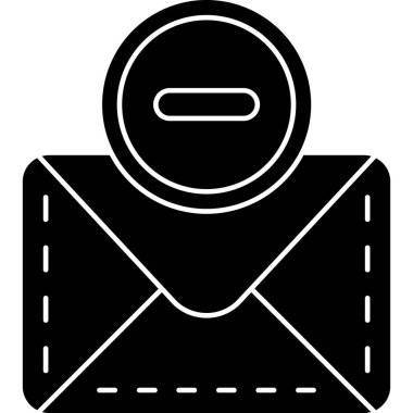 Mektup. Web simgesi basit illüstrasyon