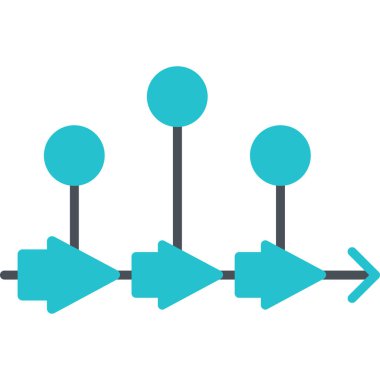 ok simgesinin vektör illüstrasyonu