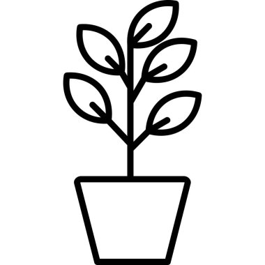 Bitki saksısı. Basit tasarım