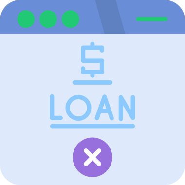 düz tasarım kredi simgesi