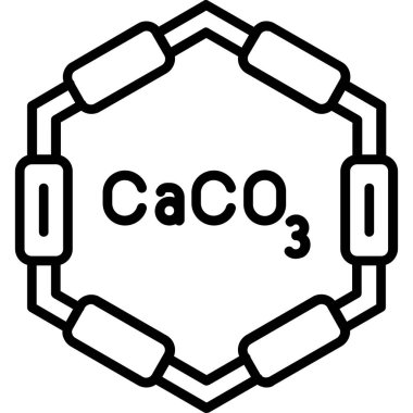 Kimyasal formül çizgisi simgesi, izole arkaplanda vektör işareti.