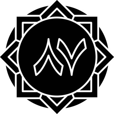 Güzel bir süsün vektör çizimi