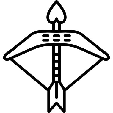 Amerikan yerlilerinin ana hatlarıyla simgesi