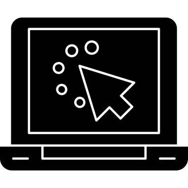 imleç vektör simgesi modern basit illüstrasyon