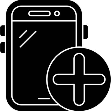 akıllı telefon simgesi vektör illüstrasyonu