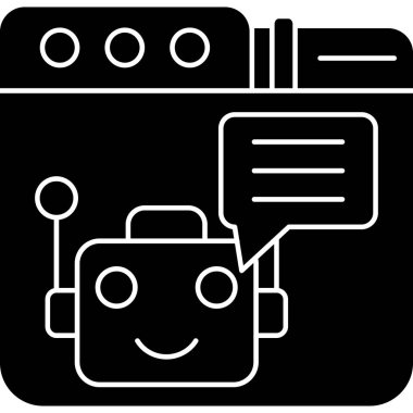 Konuşma simgesi, vektör illüstrasyonu