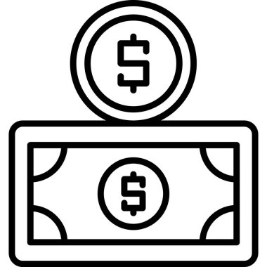 para dolar vektör simgesi