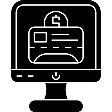 ekran simgesi çizimi olan dizüstü bilgisayar