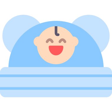 bebek yüz vektör simgesi