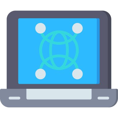 Ağ web simge vektör çizim