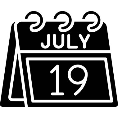 Takvim simgesi tasarımı, vektör çizimi