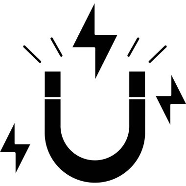 Mıknatıs Web simgesi basit illüstrasyon