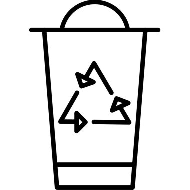 Oklarla çöp kutusunu geri dönüştür