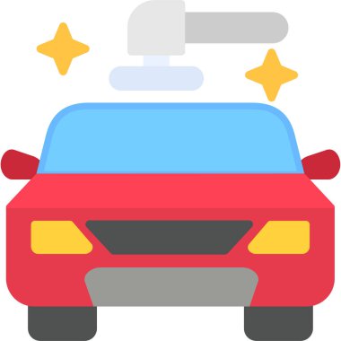 - Araba. Web simgesi basit illüstrasyon