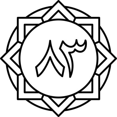 Çiçek çelenginin vektör çizimi