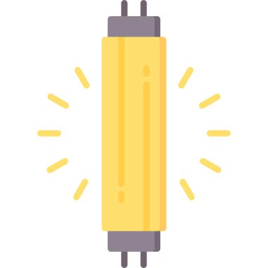 Elektrik ışığı. Web simgesi basit illüstrasyon