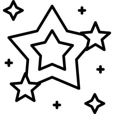 Yıldız. Web simgesi basit illüstrasyon