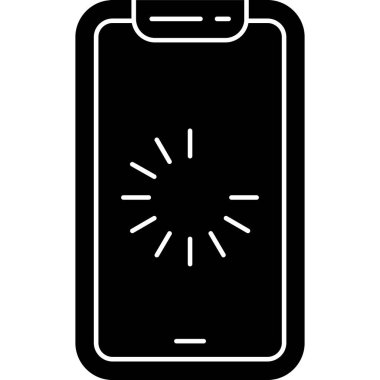 Smartphone Simgesi, vektör illüstrasyonu