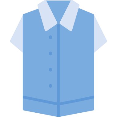 shirt simgesi vektör illüstrasyonu