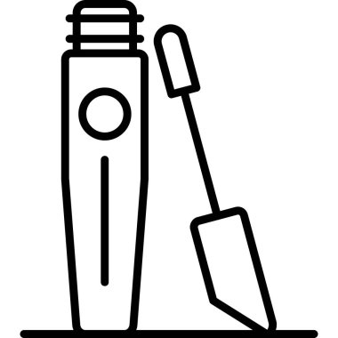 boya fırçası boyası simgesi ana hat biçiminde