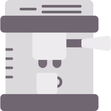 Elektrik ısıtıcısı mutfak simgesi düz stil