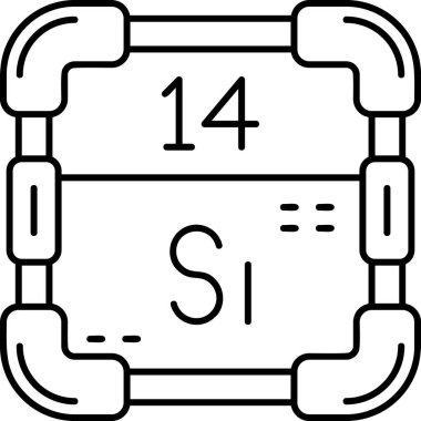 Modern bir simgenin vektör illüstrasyonu