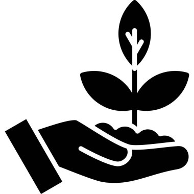 Ekoloji. Web simgesi basit illüstrasyon