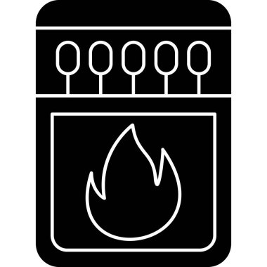 Yangın. Web simgesi basit tasarım