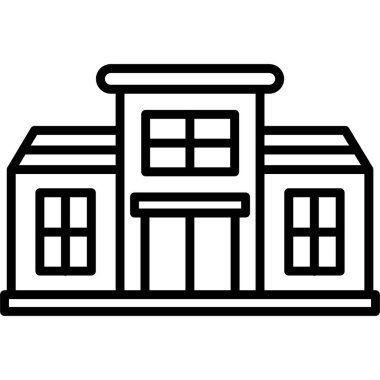 ev simgesi vektör illüstrasyonu