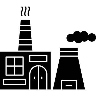 Baca fabrikası simgesi.