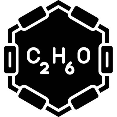 Modern bir gaz ikonunun vektör illüstrasyonu