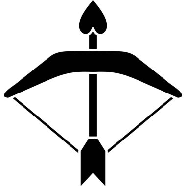 Silah simgesi bayrağı, vektör illüstrasyonu