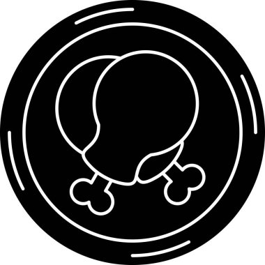 Taşaklı bir adamın vektör çizimi