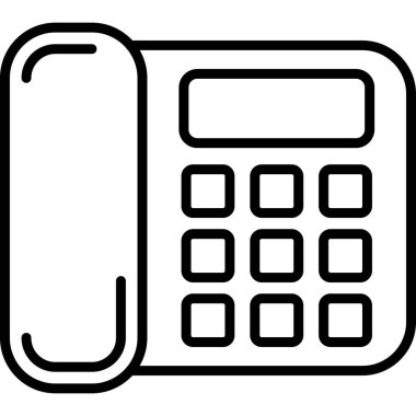 - Telefon. Web simgesi basit tasarım