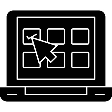 bilgisayar simgesi, vektör illüstrasyonu